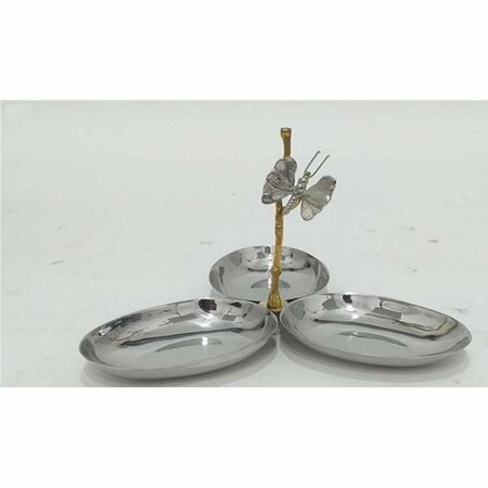 JIALLO Dragonfly Triple Dish- 6 x  4.75 , Handle 8.5 High 70323